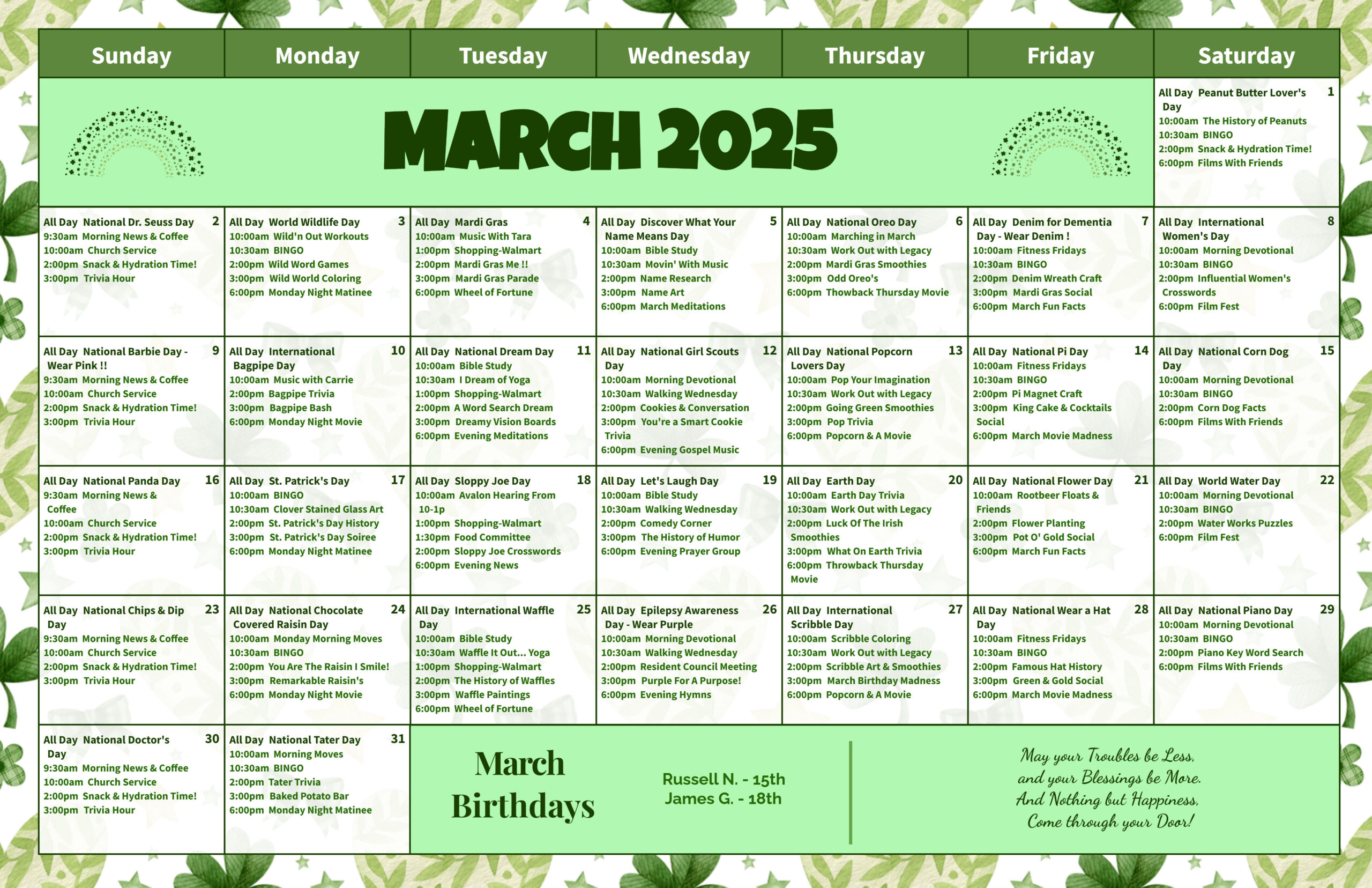 Assisted Living Events The Brookstone Assisted Living Events The Brookstone